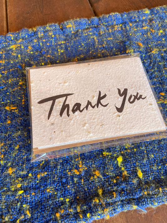 Handmade Paper Wildflower Seed Cards